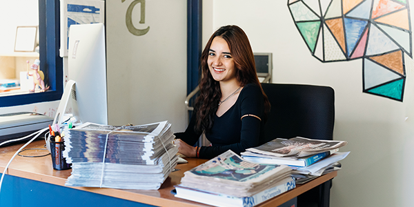 Riya Misra �25 is writing a new story for Rice�s up-and-coming journalists